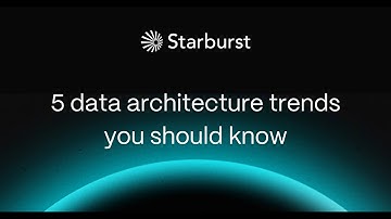 5 data architecture trends you should know