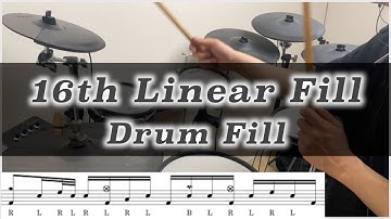 Drum Fill / 16th Note Linear Fill 2