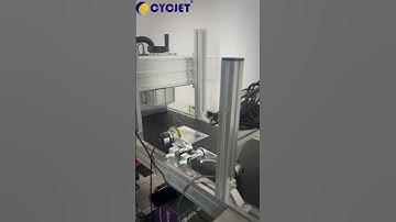 How to Print QR Code on Galvanized Sheet by CYCJET ALT500UV High-resolution Inkjet Printing Machine