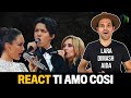 React - Dimash, Lara Fabian e Aida - Ti amo cosi