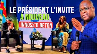 ️ INNOSS'B: Il est à nouveau invité Par le Président Felix Tshisekedi BETON #Farum Économique à kin