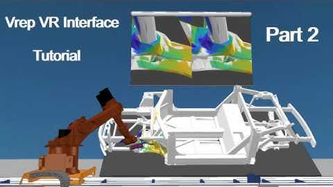 CoppeliaSim VR interface (V-REP ) tutorial (part 2)