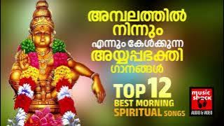 അമ്പലത്തിൽ നിന്നും എന്നും കേൾക്കുന്നഅയ്യപ്പഭക്തിഗാനങ്ങൾ | Ayyappa Devotional  Songs Malayalam