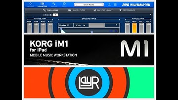 LayR - PPG Wavemapper - KORG iM1 & AUM - Live Jam for the iPad