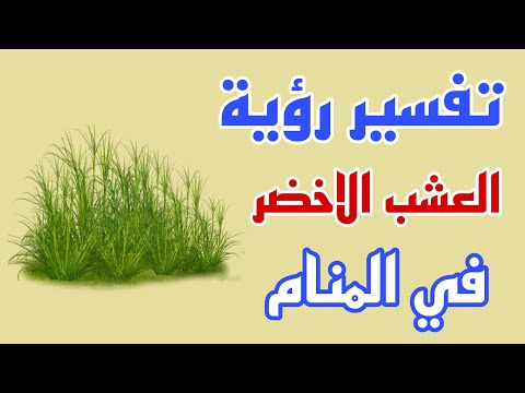 تفسير رؤية العشب الأخضر فى المنام لابن سيرين