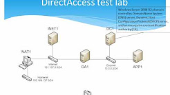 Overview of the "Step by Step Guide: Demonstrate DirectAccess in a Test Lab" document