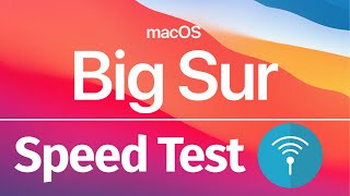 internet speed macos big sur