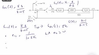 Discrete-Time-Systems - Steady State Error Example (Lecture 9 - Part II)