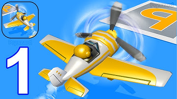Plane Park Landing Master - Gameplay Walkthrough Part 1 Tutorial Levels 1-39 (iOS, Android)