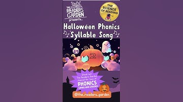 🎃 Halloween Phonics Syllable Song | Counting Syllables | Clap, Count, and Read Syllables 🎶