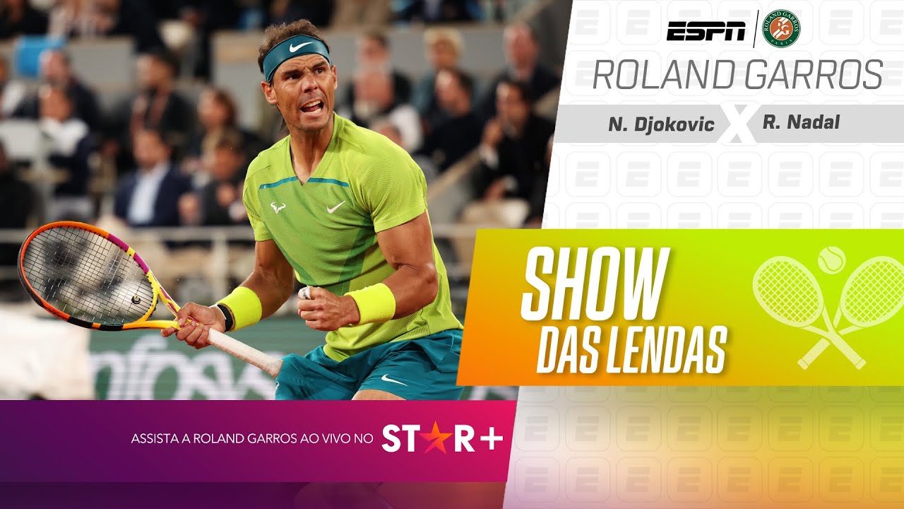 Final de Roland Garros 2022 ao vivo: onde assistir e horário dos jogos