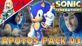 Sonic Generations- Apotos Adventure Pack V3
Its back from the dead. now with improved fixes and an unleashed add-on.
Intro- 0:00
Act 1- 0:09
Act 1-2- 0:59
Act 2- 04:22
Act 2-2- 06:53
Act 3- 09:15
Act 4- 10:23
Twitter:@SlaveOfSuzumiya
Discord:Mario Tainaka #1581
Mods Used:
Better Fxpipeline by Skyth:https://gamebanana.com/gamefiles/10739
Direct3D Ex By Skyth:https://gamebanana.com/gamefiles/11596
The Real Jason Griffith Mod By Me:https://gamebanana.com/sounds/46240
Apotos Adventure Pack By Tuan Pingas, Me and SKS:https://www.youtube.com/watch?v=TPByF2JrviE Sonic Generations- Apotos Adventure Pack V3