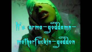 Arma-Goddamn-Motherfucking-Geddon (Teddy Bears Remix) - Marilyn Manson [Lyrics, Video w/ pic.]