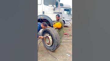 Tire  air gun #automobile #tires #tirechange  #shorts  #shortsvideo