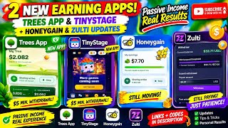 🌱 TWO NEW APPS! TREES APP & TINYSTAGE 💰 + HONEYGAIN & ZULTI UPDATES | PERSONAL RESULTS 🔥 screenshot 5
