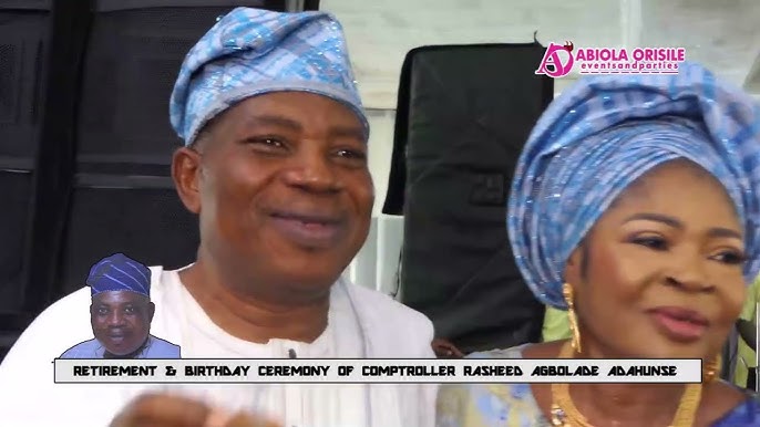 WAKA QUEEN SALAWA ABENI LOVE UP WITH HER HUBBY, COMPTROLLER GBOLAGADE  ADAHUNSE AT HIS BIRTHDAY - YouTube