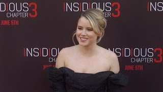 Taylor Spreitler "Insidious Chapter 3" Los Angeles Premiere Red Carpet