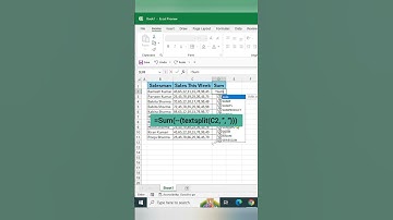 How to Sum CSV in Excel tips and tricks #focusinguide #exceltips #tutorial #shorts