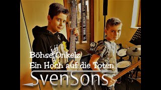 Böhse Onkelz - Ein Hoch auf die Toten | Cover mit Solo von Tim (12, E-Gitarre) &amp; David (9, Drums)