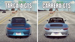 NFS Heat: 911 TARGA 4 GTS VS 911 CARRERA GTS CABRIOLET (WHICH IS FASTEST?) screenshot 1