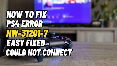 Hoe PS4-fout NW-31201-7 op te lossen: Kan geen verbinding maken met internet