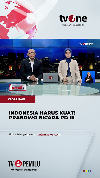 Dunia Tidak Baik baik Saja, Prabowo: Waspada Perang Dunia Ketiga | tvOne