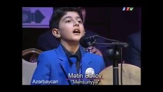 Metin Ebilov - Mensuriyye 6 Ci Beynəlxalq Uşaq Muğam Festivalı 08 10 2014