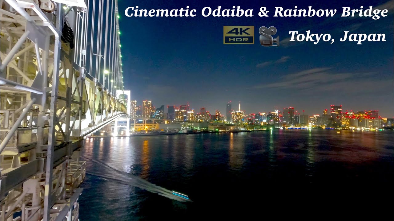 Cinematic Tokyo Odaiba Rainbow Bridge 4K cinematic-tokyo-odaiba-rainbow-bridge-4k