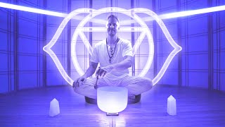 432Hz Third Eye Chakra Frequency Sound Bath | Singing Bowl and Tuning Fork (Ajna)
