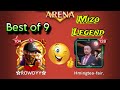 Rowdyy vs mizo legend hmingtea best of 9  classical gameplay  carrom pool miniclip