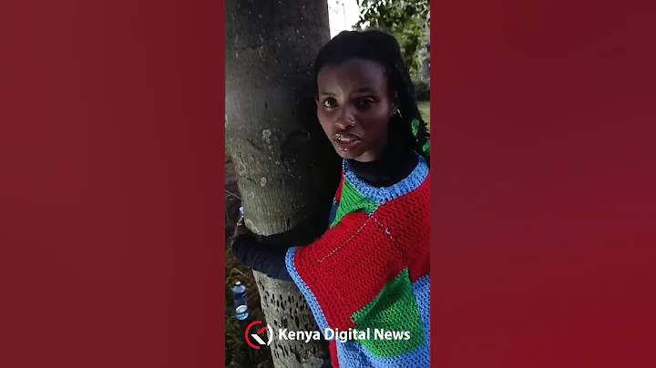 Hugging a tree for 72 hours! Truphena Muthoni speaks as he sends message to the world