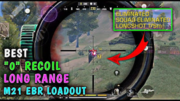 🤯 [ Fast ADS + Long Range + Zero Recoil ] M21 EBR Loadout BR 🔥 Codmobile