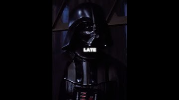 Darth Vader and Luke😢 #shorts