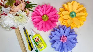 How to make Easy Paper Flower? DIY Paper Crafts. DIY Flowers