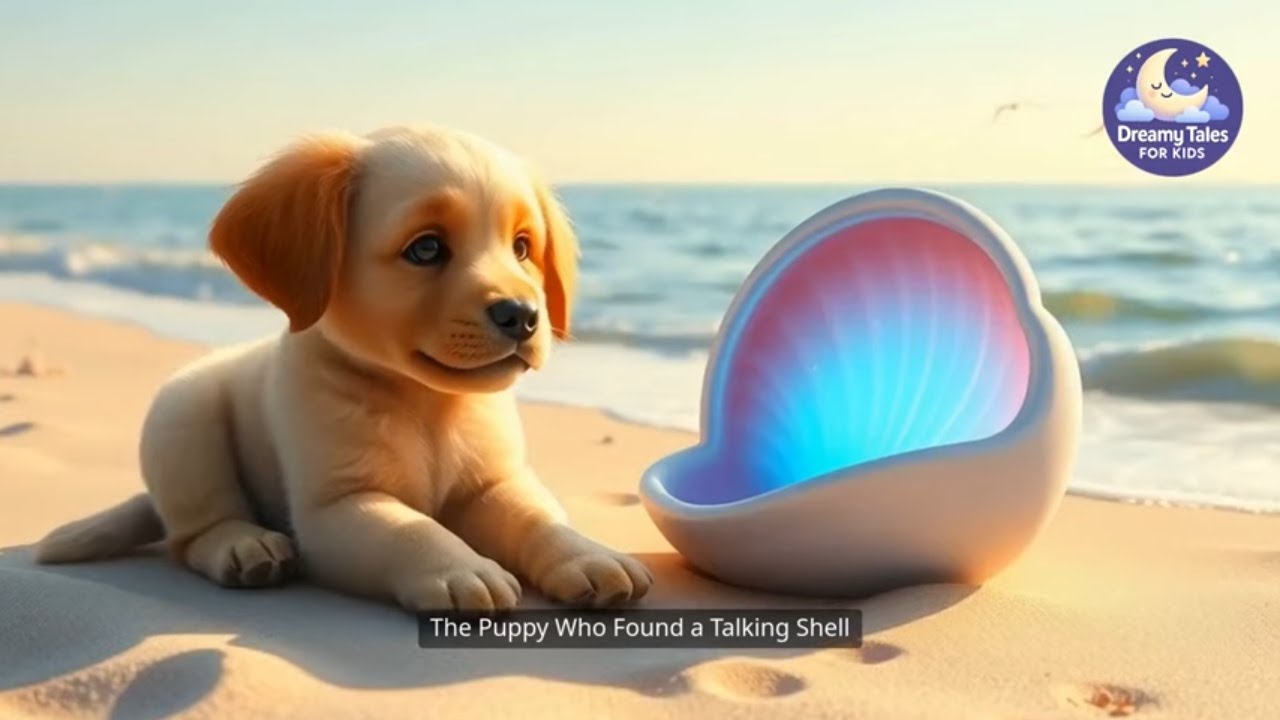 Pup Shell A Talking Shell Changes This Puppy’s Life! 🐕💫 | English Story - YouTube