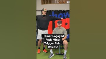 Trainer Engaged Pectoralis Minor Trigger Point Release #shorts #personaltraining #fitness SUF-CPT