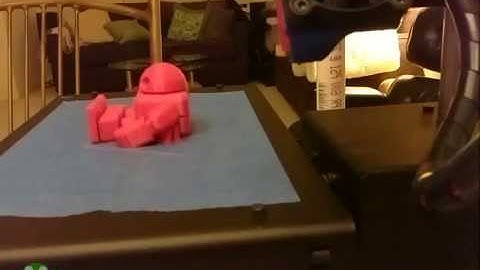 Printing the Maker Faire robot