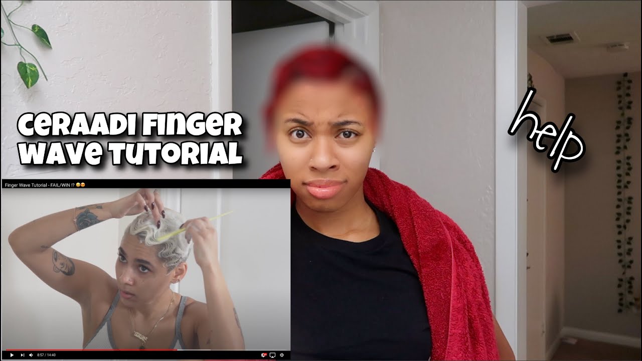 I TRIED FOLLOWING A CERAADI FINGER WAVE TUTORIAL...help | TayPancakes