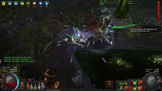 POE 3.16 SSF Spellslinger Eye of Winter Boss Test