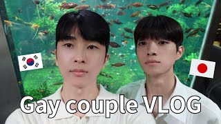 [gay couple] We went to a popular aquarium cafe in Korea! /shopping/cooking/walking/Sokcheon Lake