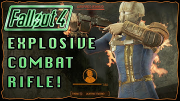 EXPLOSIVE Legendary Combat Rifle (Automatic) | Fallout 4
