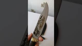 нож Морпех с красивым рисурком Охота