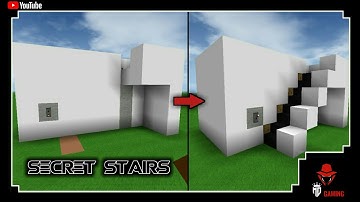 ⬜mini block craft 3d || how to make secret stairs in mini block craft 3d