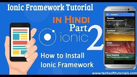 How to Install Ionic Framework in Hindi & Urdu part 2