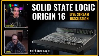 Solid State Logic | Origin 16 Console | Live Stream