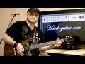 AC/DC Big Gun Guitar Lesson (how to play Big Gun tutorial with tabs and lyrics) Angus Young