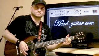 AC/DC Big Gun Guitar Lesson (how to play Big Gun tutorial with tabs and lyrics) Angus Young