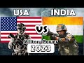 USA vs India Military Power Comparison 2023 | India vs USA Military Power 2023