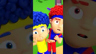 ¿Quién está detrás de la cerca? 👀 | D Billions Canciones Infantiles #shorts #db