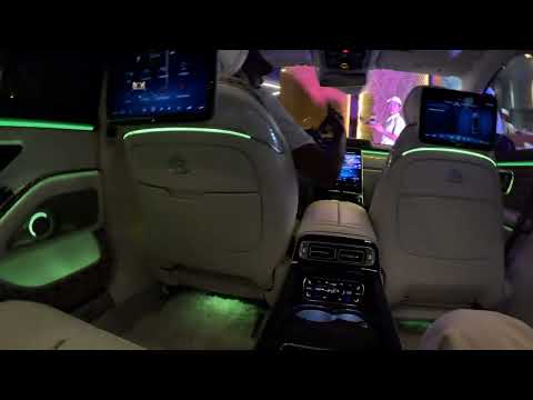 Mercedes-Maybach S680 Virgil Abloh 1/150 - test drive pov in Dubai